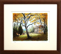 Martin Bouda - Hanspaulský zámeček - grafika